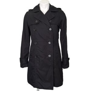 Banana Republic Trench Double Breasted Liner XS Preppy Classic City Chic